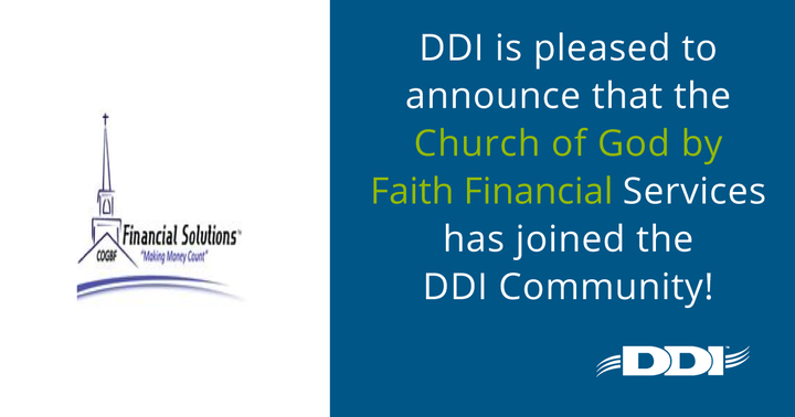 Church of God by Faith Financial Services has joined the DDI Community!